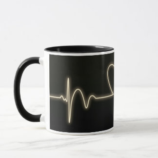 Elegante EKG-Tasse Tasse