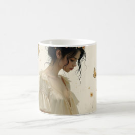 Elegante Eleganz im Schmetterlingstanz Verwandlungstasse