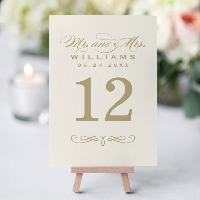 Elegante Elfenbeinküste und Gold Script-Hochzeitss Einladung (Von Creator hochgeladen)