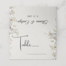 Elegante elfenbeinrote florale minimalistische gef
