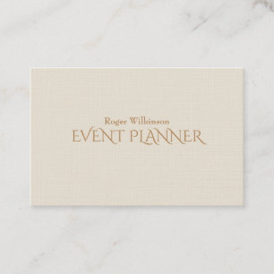 Elegante Elite-Tan-Cream-Abdeckung stylish Visitenkarte
