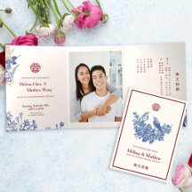 Elegante Elster-Blumen-Chinesische Hochzeit