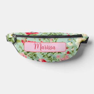 Elegante English Country Wildblume Personalisiert Bauchtasche