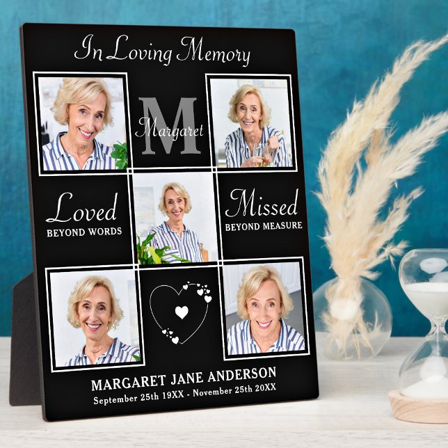 Elegante Erinnerung an das 5. Collage Memorial Fotoplatte (Von Creator hochgeladen)