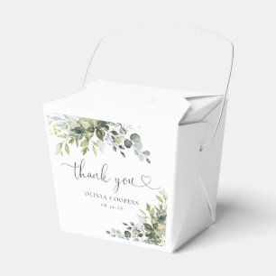 Elegante Eukalyptus-Babyshower-Geschenkbox Geschenkschachtel