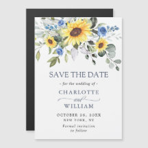 Elegante Eukalyptus Save the Date Magnetkarte