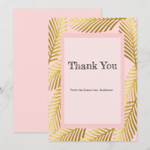 Elegante Exotic Golden Palm Blätter