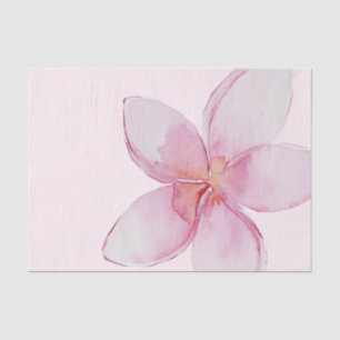 Elegante exotisch hawaiianische Plumeria-Blume Seidenpapier