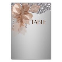 Elegante Extravaganza Table Wedding Card