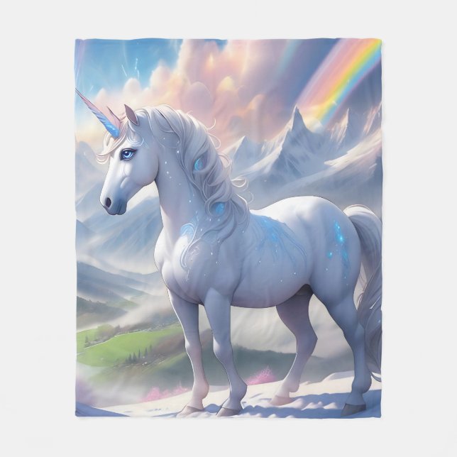 Elegante Fairytale Einblick in das Schweizer Bildu Fleecedecke (Vorderseite)