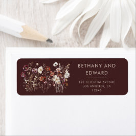 Elegante Fall Brown Floral Wedding