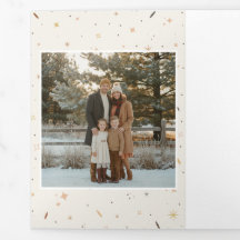 Elegante Familienfoto-Portrait-Collage Weihnachten