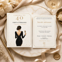Elegante fantastische Geburtstagsfeier