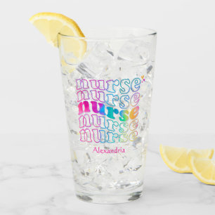 Elegante Farbe der Krankenschwester Glas