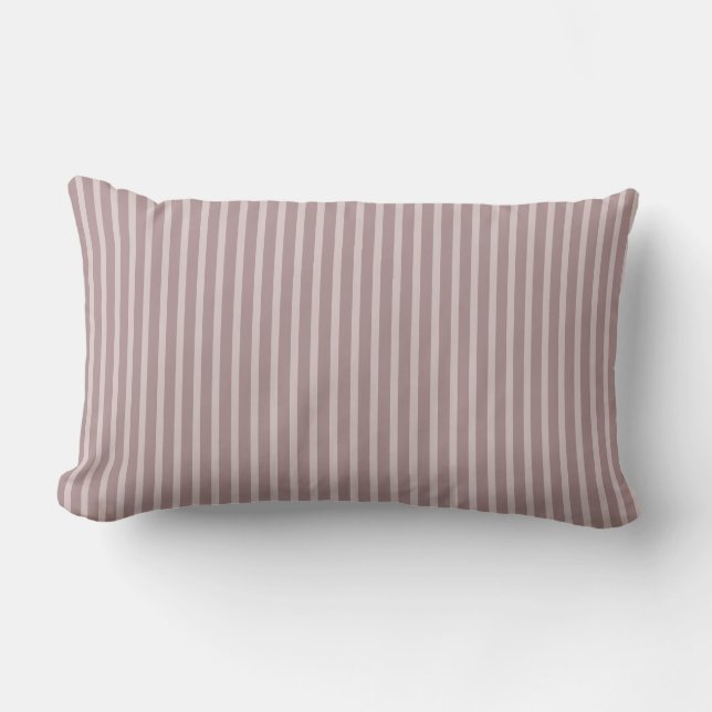 Elegante Farbe Harmonie Chic Striping moderne Vorl Lendenkissen (Vorderseite)