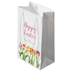 Elegante Farben Blumen Kleine Geschenktüte