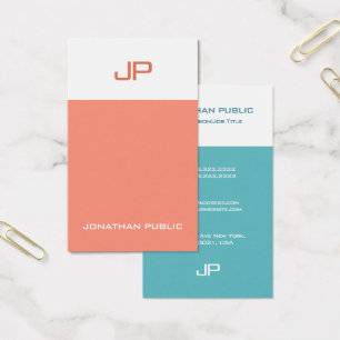 Elegante Farben Elite Design Modernes Mit Monogram