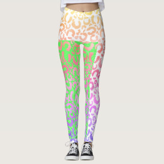 Elegante Farben Ipanema Leopard Tierdruckerei Leggings