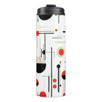 Elegante farbenfrohe geometrische Formen des Bauha