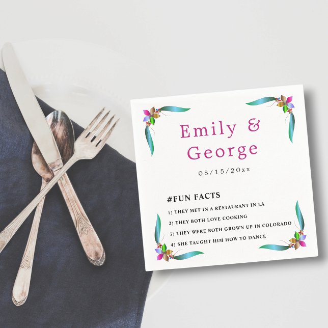 Elegante farbenfrohe Rose Shiny Moderne Blumenhoch Serviette (Von Creator hochgeladen)