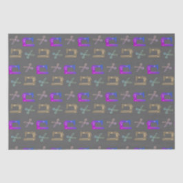 Elegante farbenfrohe Schneidemaschine Seidenpapier