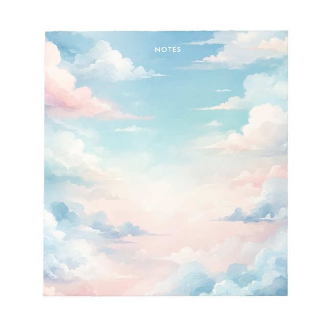 Elegante Farbenpracht Notizblock (Vorderseite)