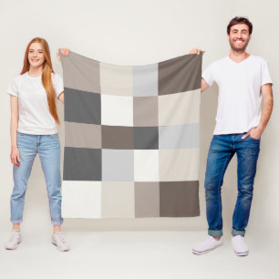 Elegante Farbharmonie Modernes Design Fleecedecke