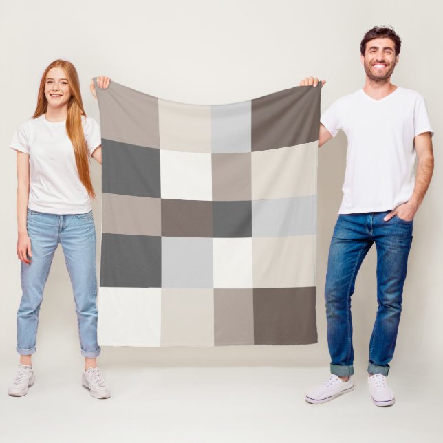 Elegante Farbharmonie Modernes Design Fleecedecke (Beispiel)