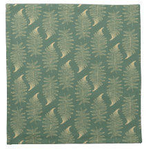 Elegante Farne hellgrüne Serviette