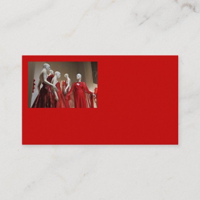Elegante Fashion Business Card Visitenkarte (Vorderseite)
