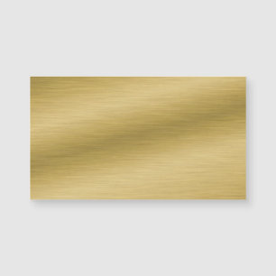 Elegante Faux-Bürstgold-Kunst Magnetkarte