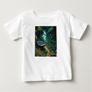 Elegante Feather Kontur T - Shirt Designs.