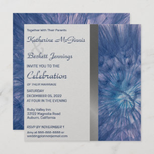 Elegante Feathers Wedding Einladung