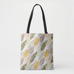 Elegante Feder & Abstrakter Pinselstrich Nahtlos