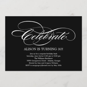 Elegante Feier Allgemeine Party Einladung