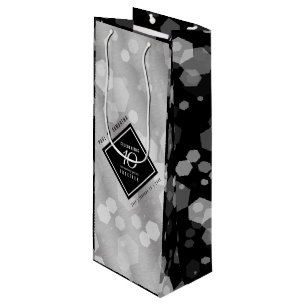 Elegante Feier zum 10. Geburtstag von Zinn Geschenktüte Für Weinflaschen