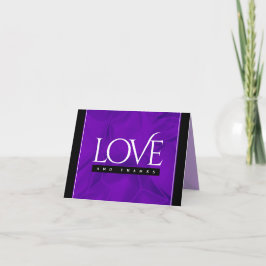 Elegante Feier zum 12. Geburtstag der Seidenhochze Dankeskarte