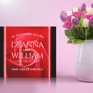 Elegante Feier zum 15. Rose Leinwanddruck