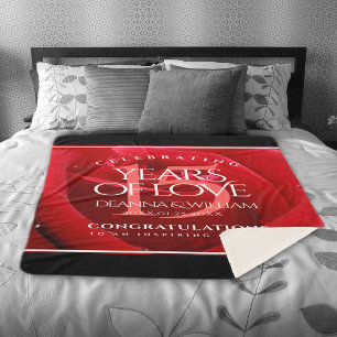 Elegante Feier zum 15. Rose Sherpadecke