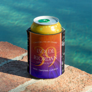 Elegante Feier zum 39. Geburtstag der Hochzeit Dosenkühler