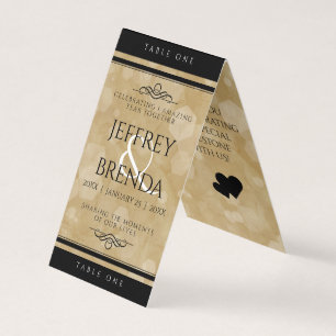 Elegante Feier zum Hochzeitstag