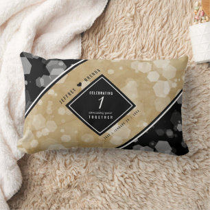 Elegante Feier zum Hochzeitstag Lendenkissen