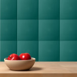 Elegante Festfarbe schlicht Alpengrün Fliese<br><div class="desc">Elegante,  solide Farbe schlicht Alpine Green Design.</div>