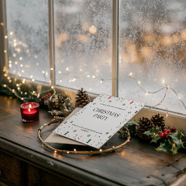 Elegante Festive Happy Weihnachten Party Einladung