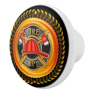 Elegante Feuerwehr-Fach-Griffe - SRF Keramikknauf