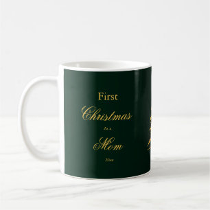Elegante First Christmas Mama Vater Kaffeetasse