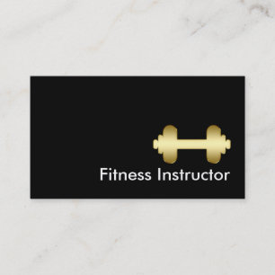 Elegante Fitness Personal Trainer Visitenkarten Visitenkarte