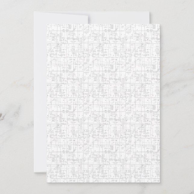 Elegante Flachbildschirme speichern Save The Date (Vorderseite)