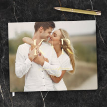 Elegante Flare Two Initialen Hochzeitsmonogramm