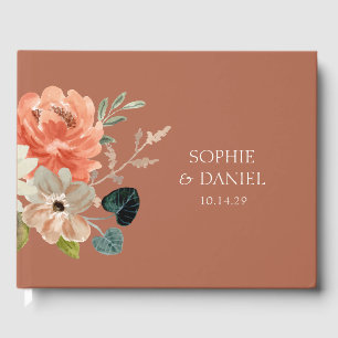 Elegante Flora und Fauna Gästebuch